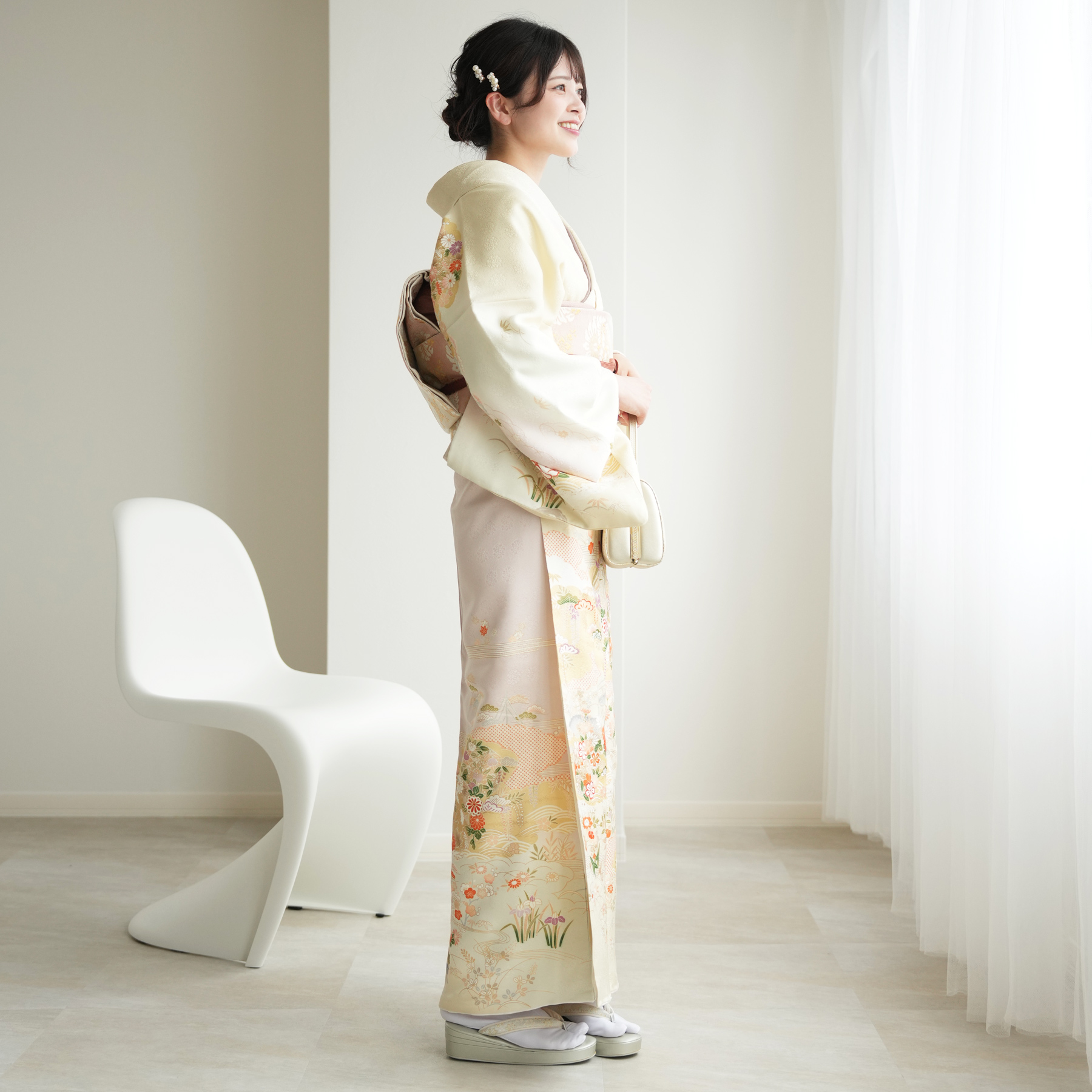 レンタル 訪問着 おしゃれ フルセット 結婚式...の詳細画像3
