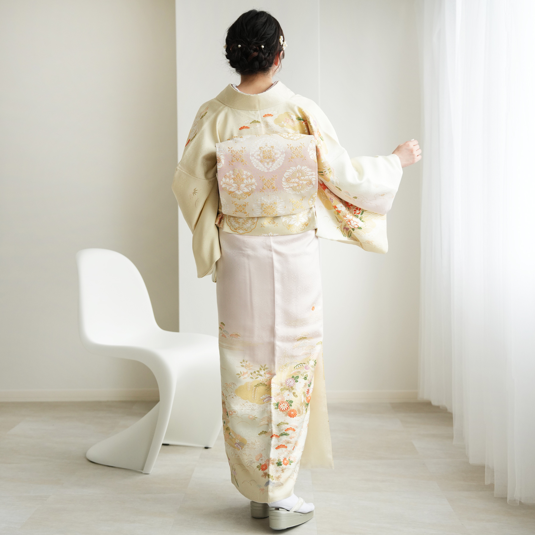 レンタル 訪問着 おしゃれ フルセット 結婚式...の詳細画像4