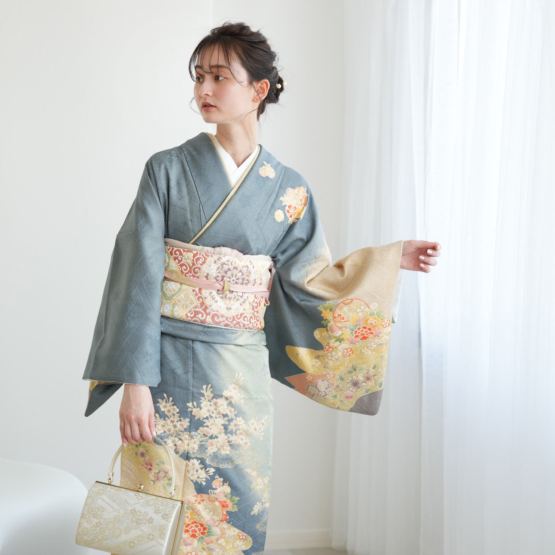 訪問着 レンタル おしゃれ 20点フルセット 結婚式 卒業式 卒園式 入学