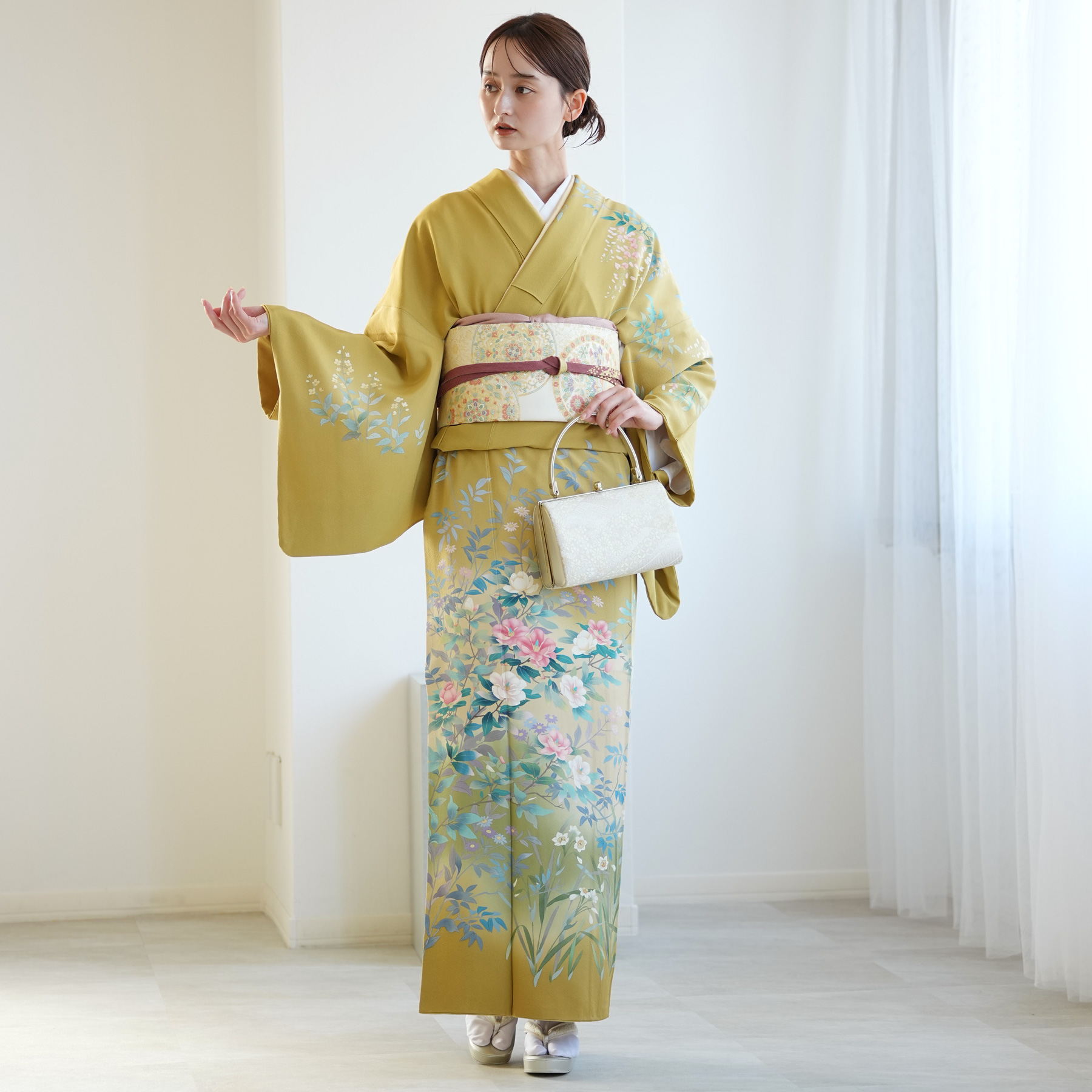 訪問着 レンタル おしゃれ 20点フルセット 結婚式 卒業式 入学式