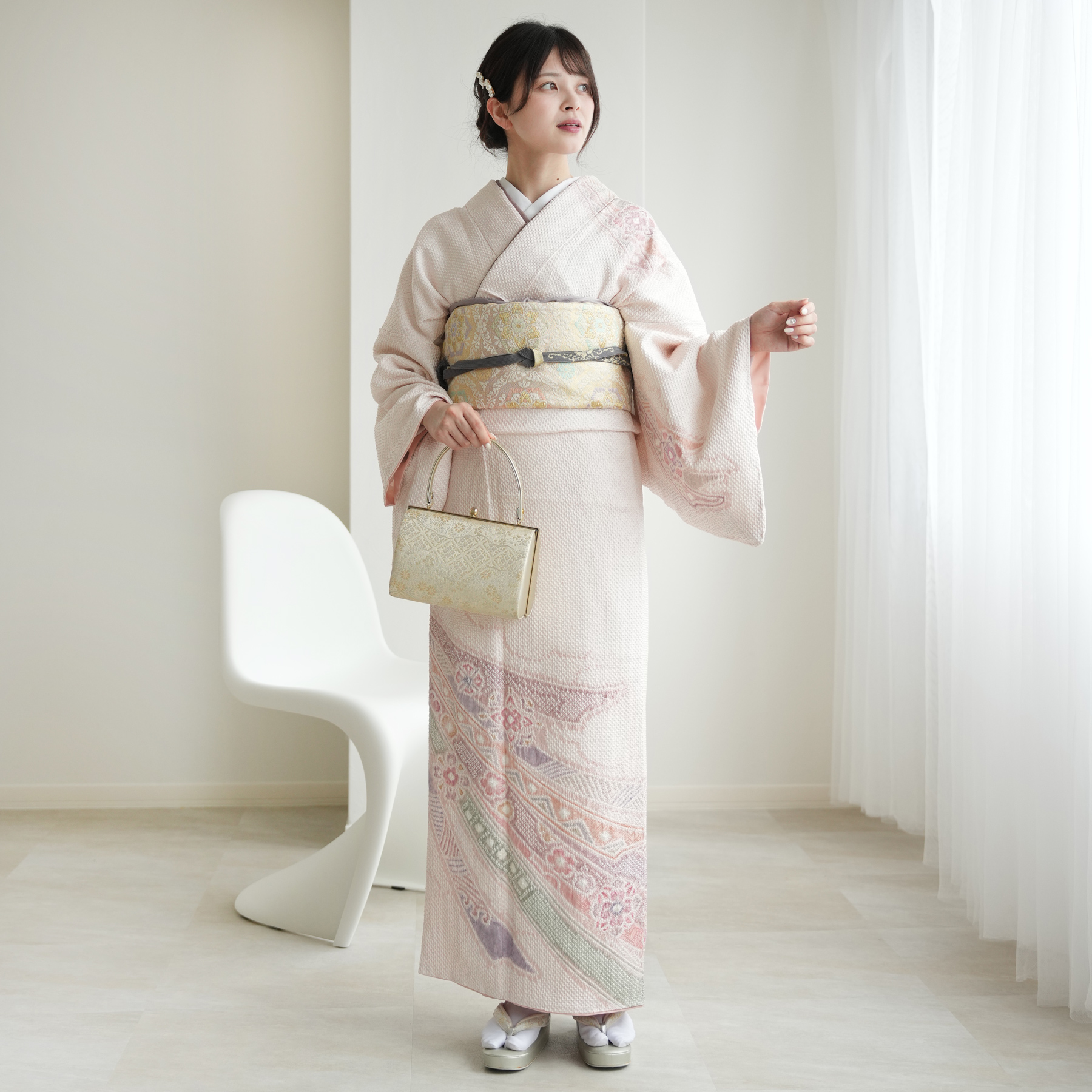 訪問着 レンタル おしゃれ 20点フルセット 結婚式 卒業式 卒園式