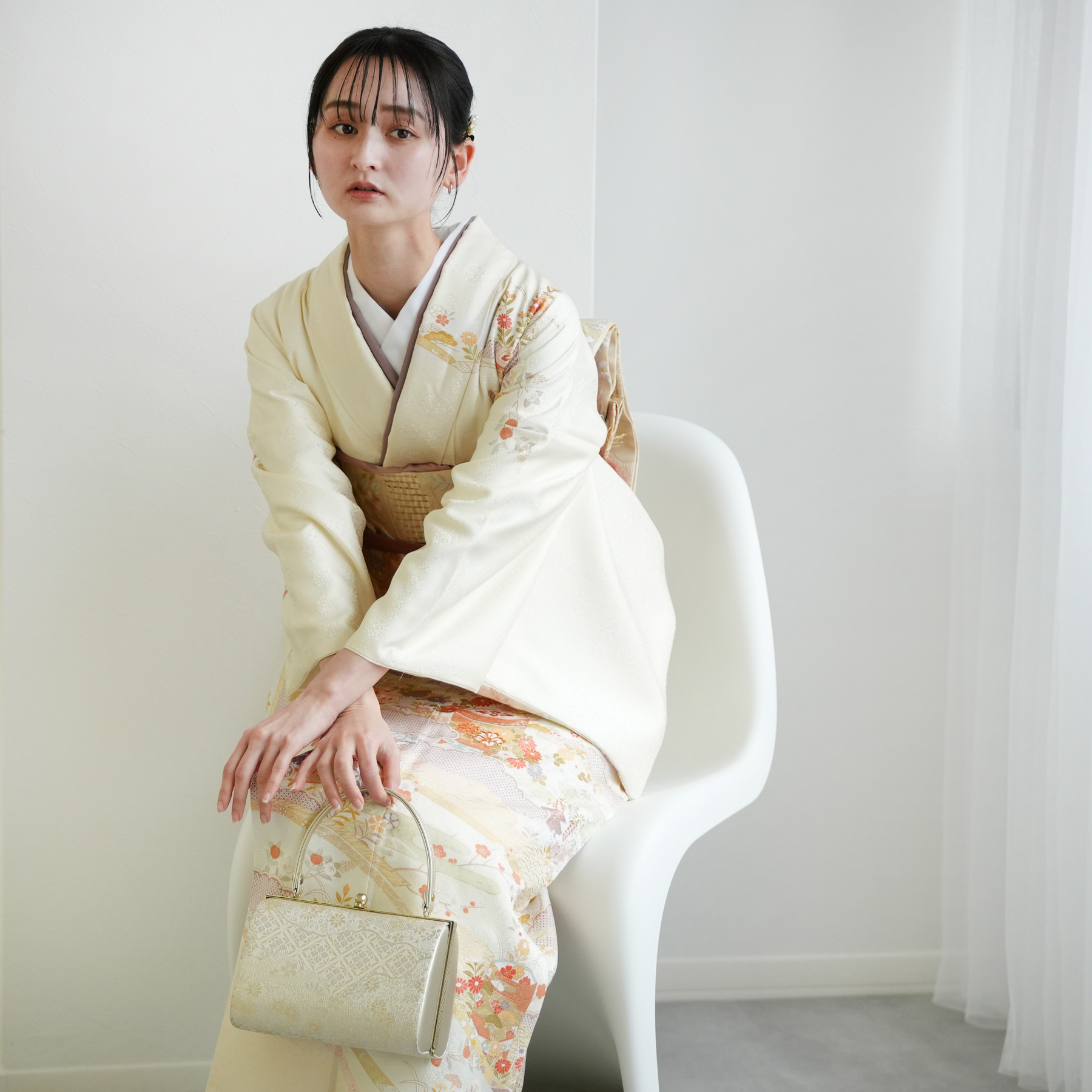 訪問着フルセット　小豆色　貝桶　入学式　卒業式　結婚式　訪問着セット H.L（アッシュ・エル） 訪問着 フルセット 18点 洗える 着物 帯 長襦袢