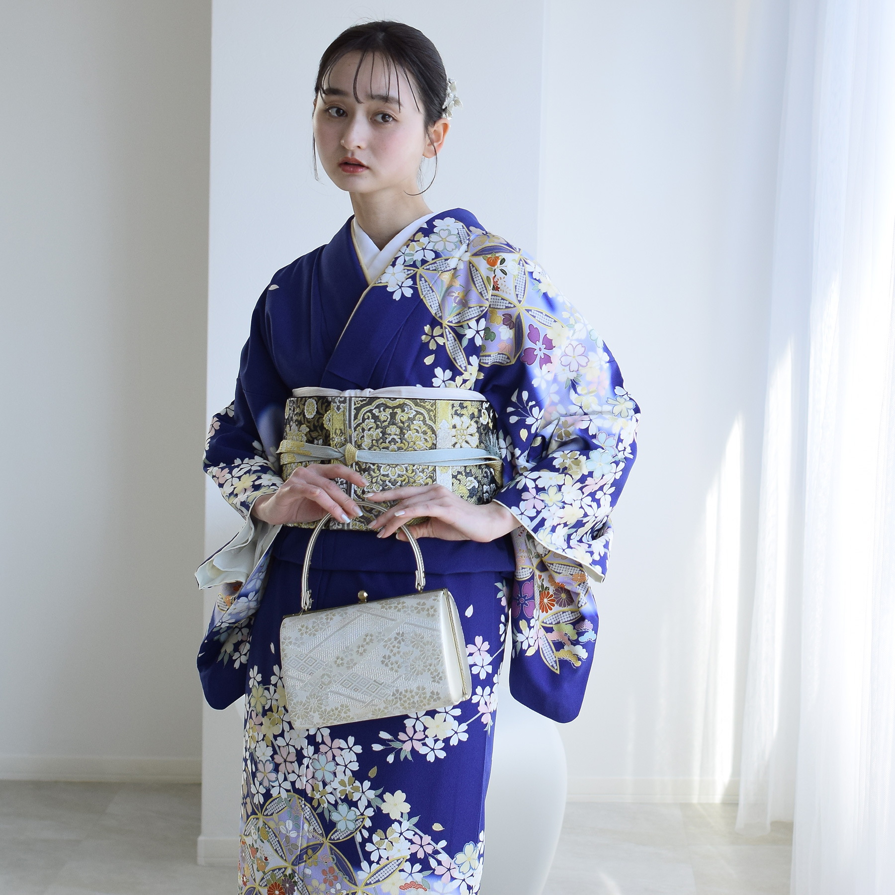 七五三　着物セット　晴れ着　人気柄 楽天市場】【晴れ着セット】RK 七五三 七歳 着物 結び帯 草履