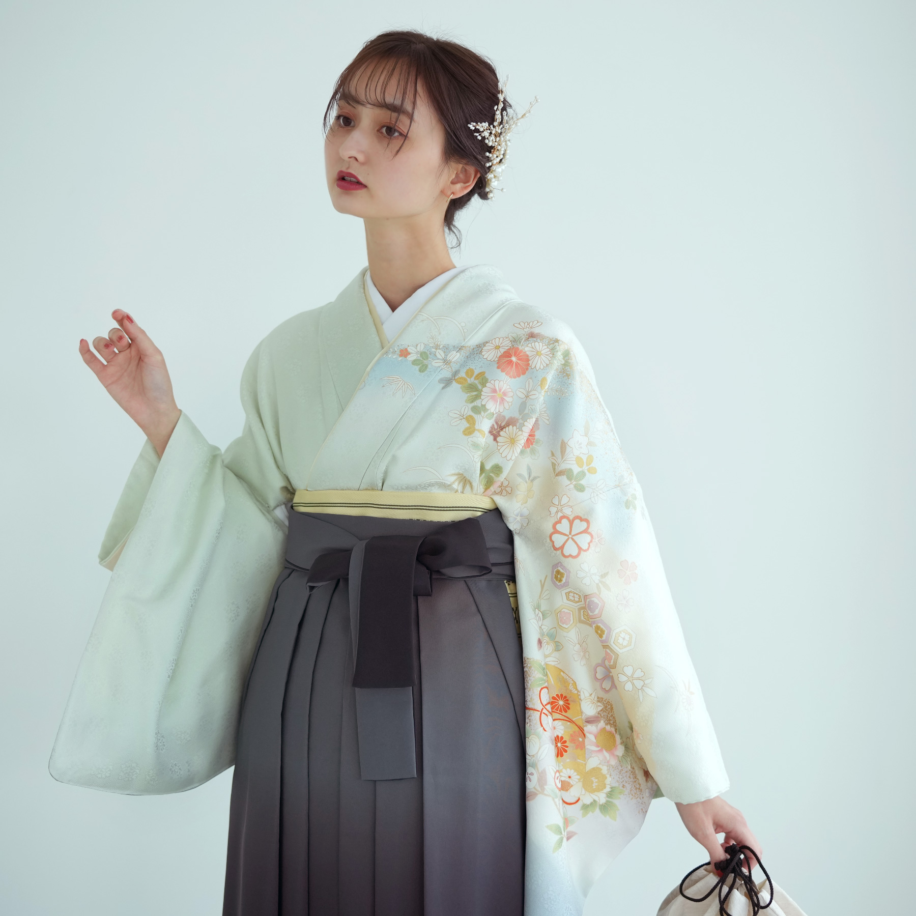 訪問着 袴 18点セット（メイン画像）