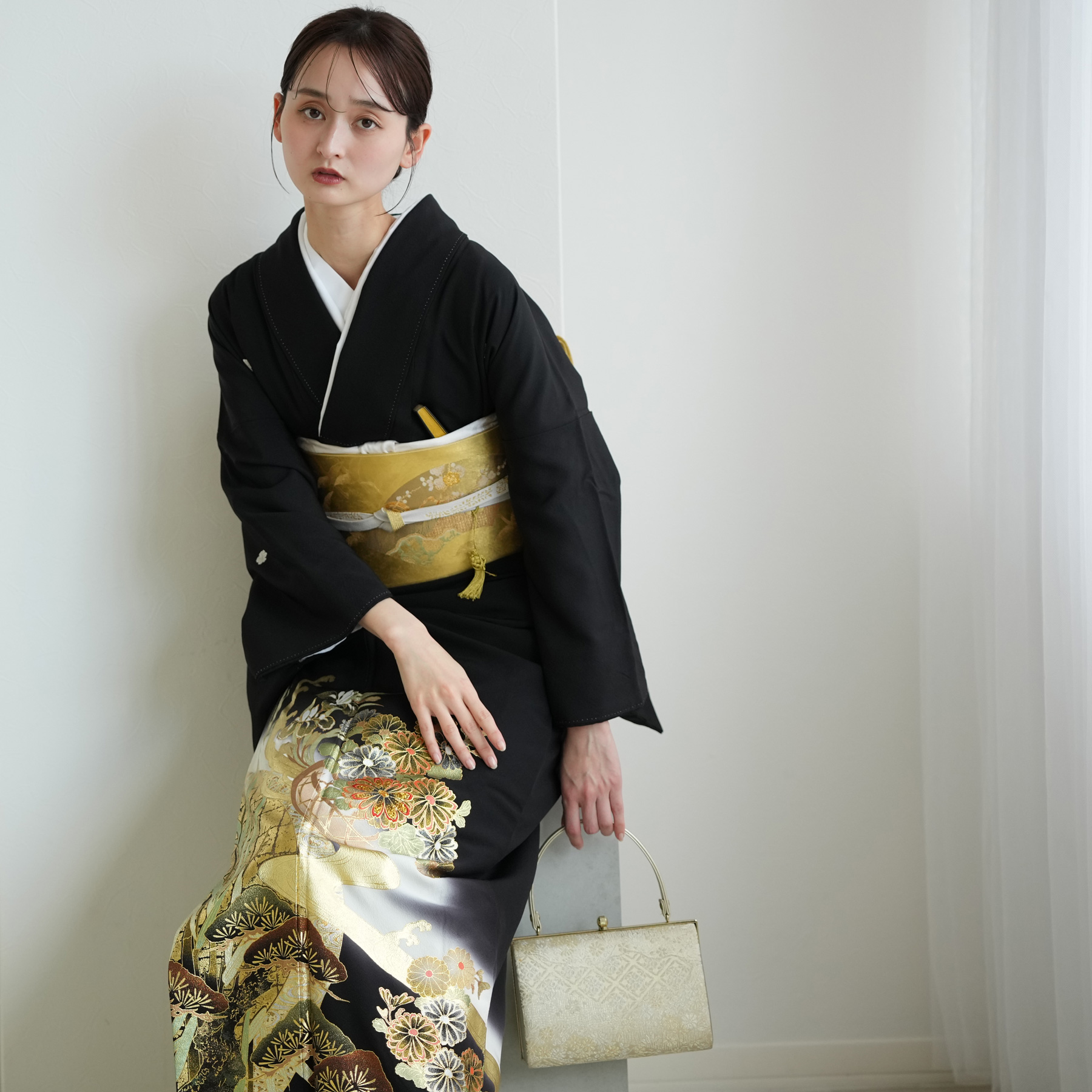YUMI KATSURA（ユミカツラ） レンタル 黒留袖 桂由美 留袖 フルセット