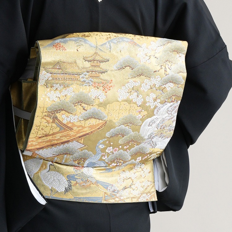 黒留袖 レンタル 50代 留袖 フルセット 着物 御所車 華やか フォーマル