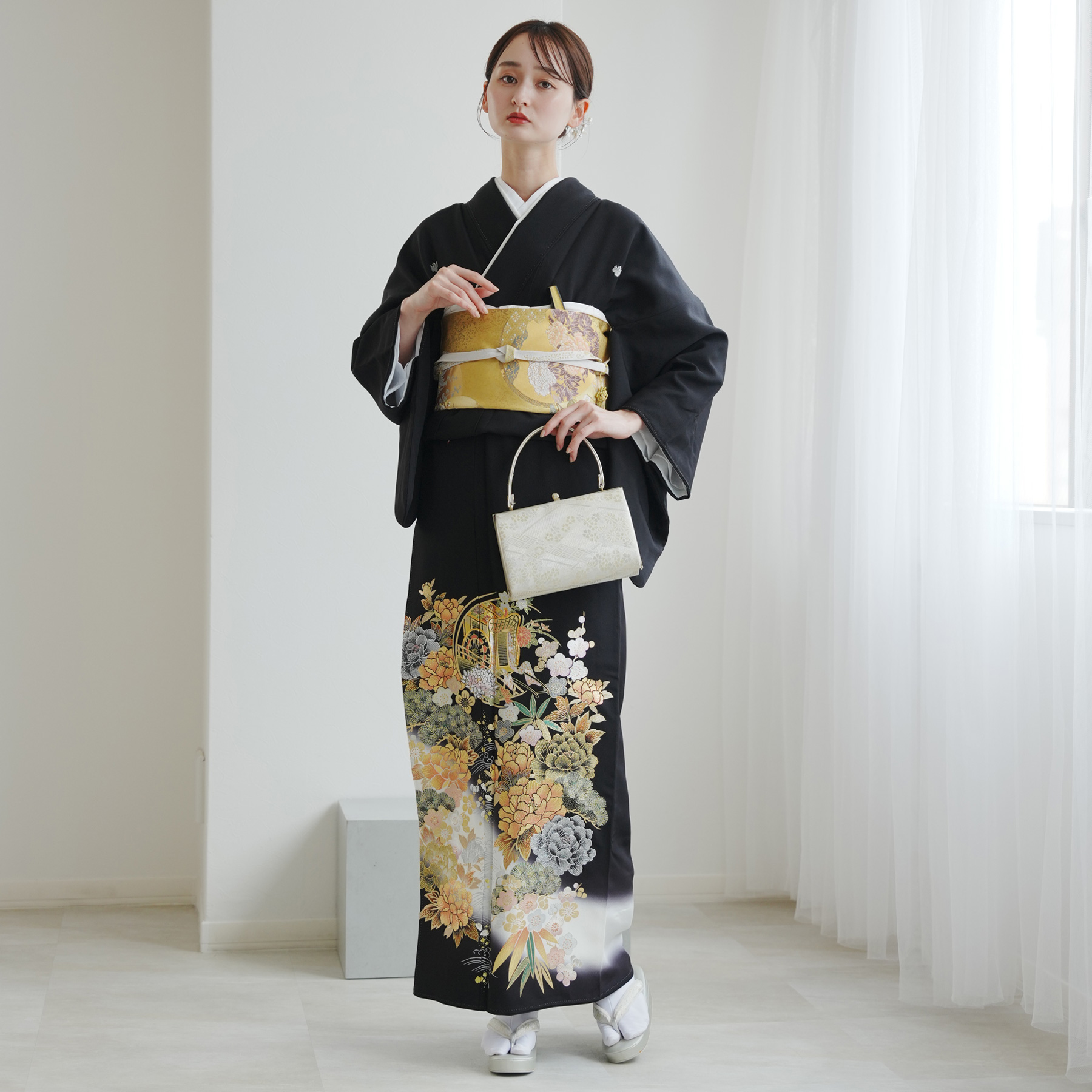 YUMI KATSURA（ユミカツラ） レンタル 黒留袖 桂由美 20点フルセット