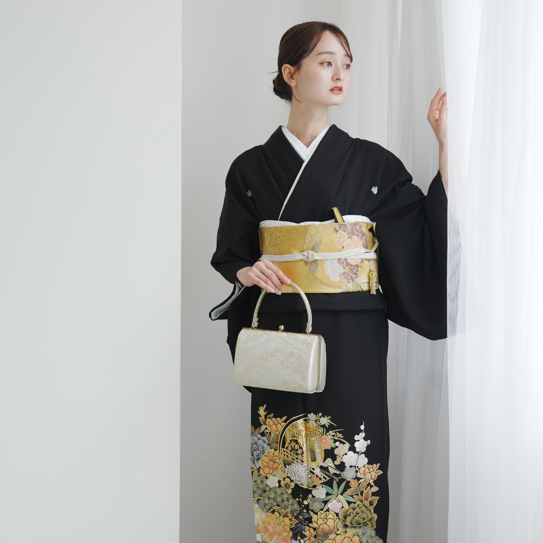 YUMI KATSURA（ユミカツラ） レンタル 黒留袖 桂由美 20点フルセット