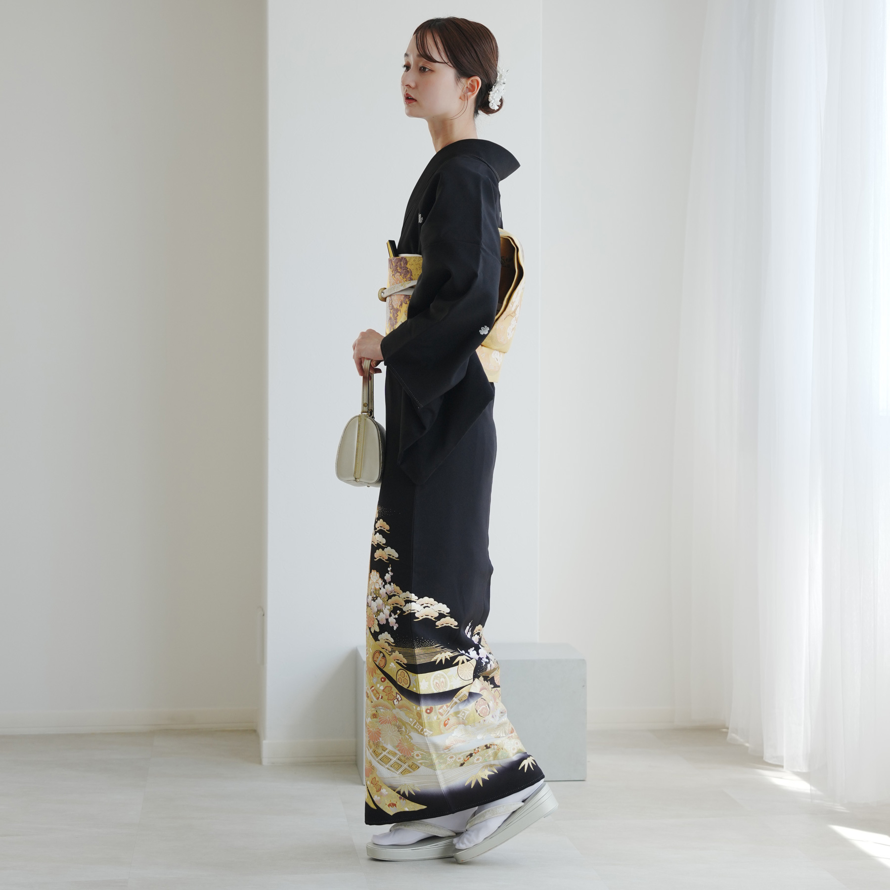 レンタル 黒留袖 桂由美 20点フルセット 古...の詳細画像4