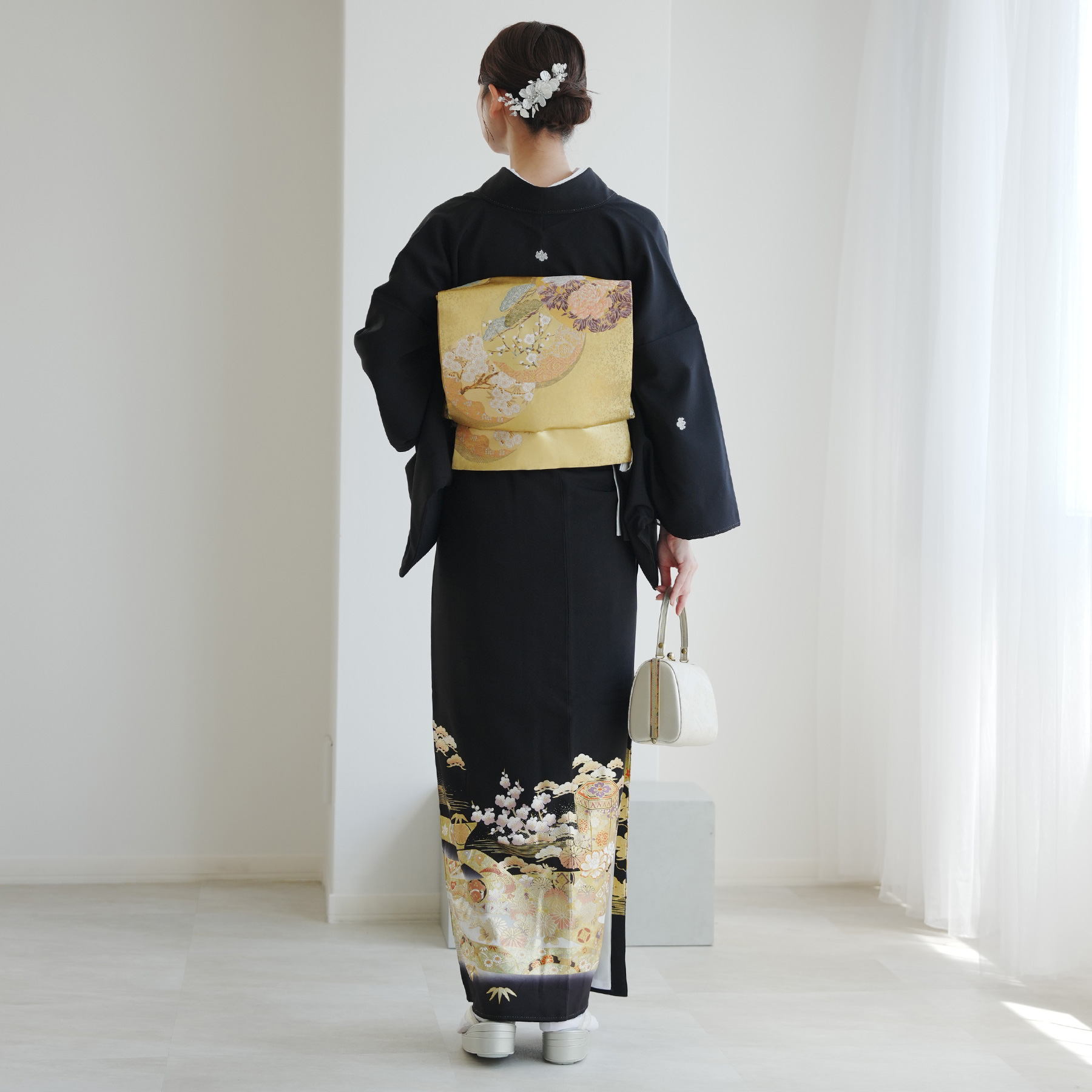 YUMI KATSURA 黒留袖 レンタル 桂由美 20点フルセット 古典熨斗模様