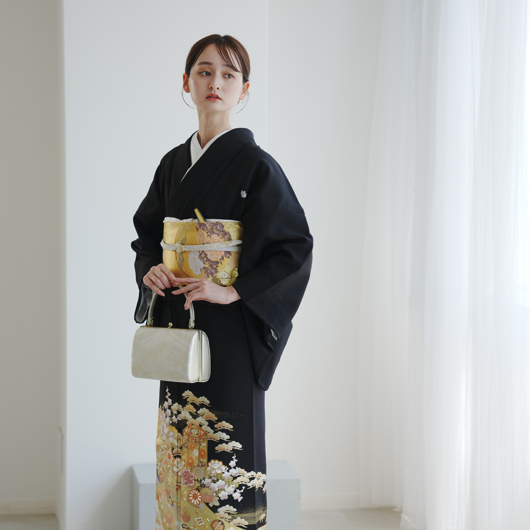 YUMI KATSURA（ユミカツラ） レンタル 黒留袖 桂由美 20点フルセット