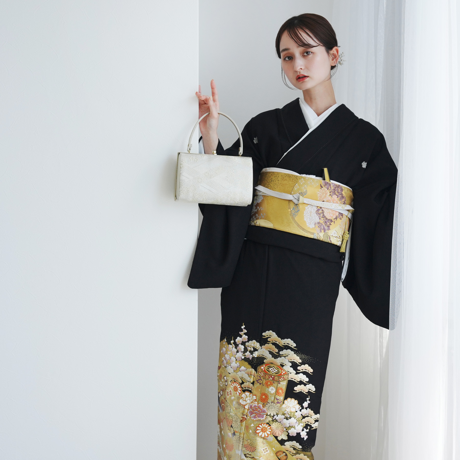 YUMI KATSURA（ユミカツラ） 黒留袖 レンタル 桂由美 20点フルセット