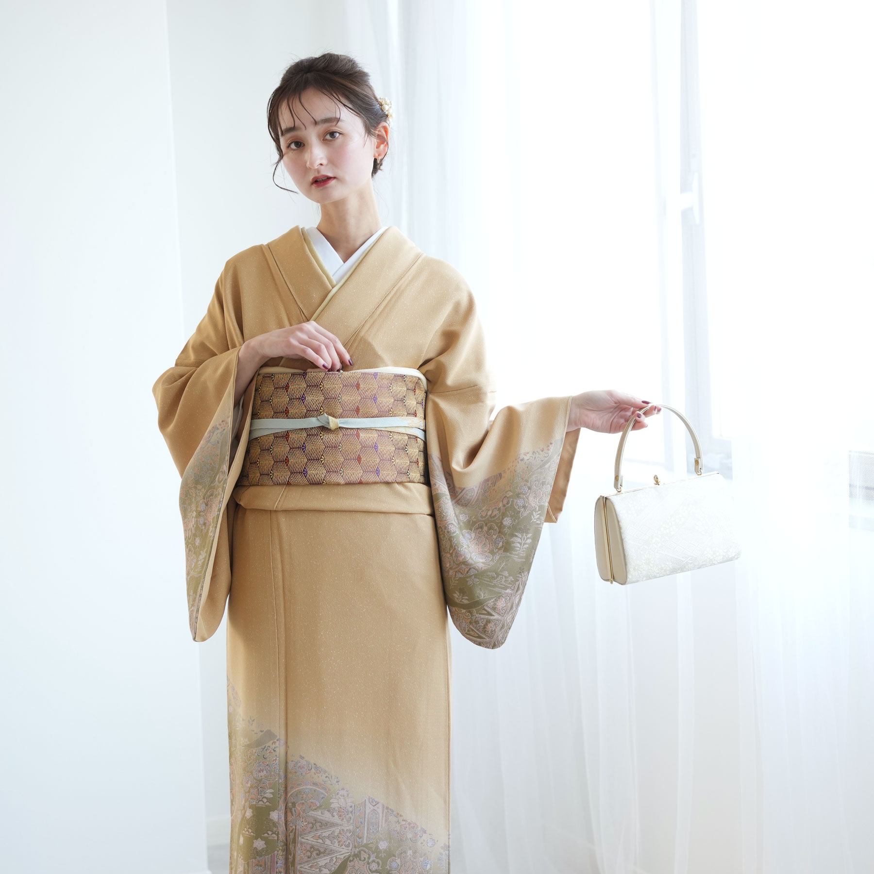 付け下げ フルセット 入学式 着物 金彩 結び R2 【公式通販】