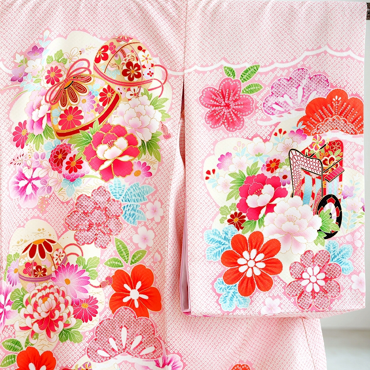 お宮参り レンタル 女の子 産着 祝着 古典柄 レトロ アンティーク系 6