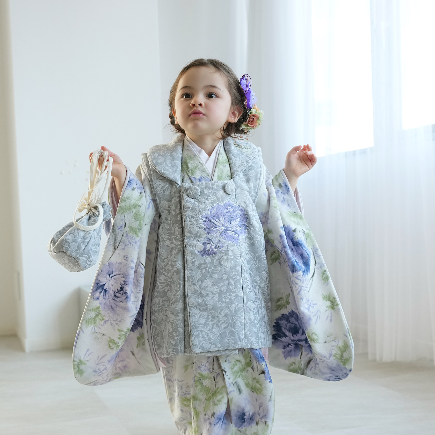 レンタル 七五三 3歳 女の子 被布 フルセット JILL STUART / ジル