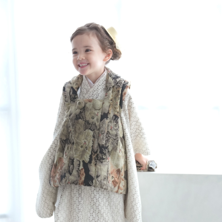 S.mama　七五三 3歳 utatane 被布 レンタル 七五三 3歳 女の子 七五三セット 被布 utatane 三歳 三才 3才