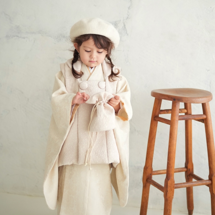 レンタル 七五三 3歳 女の子 七五三セット かぷり レトロ 花