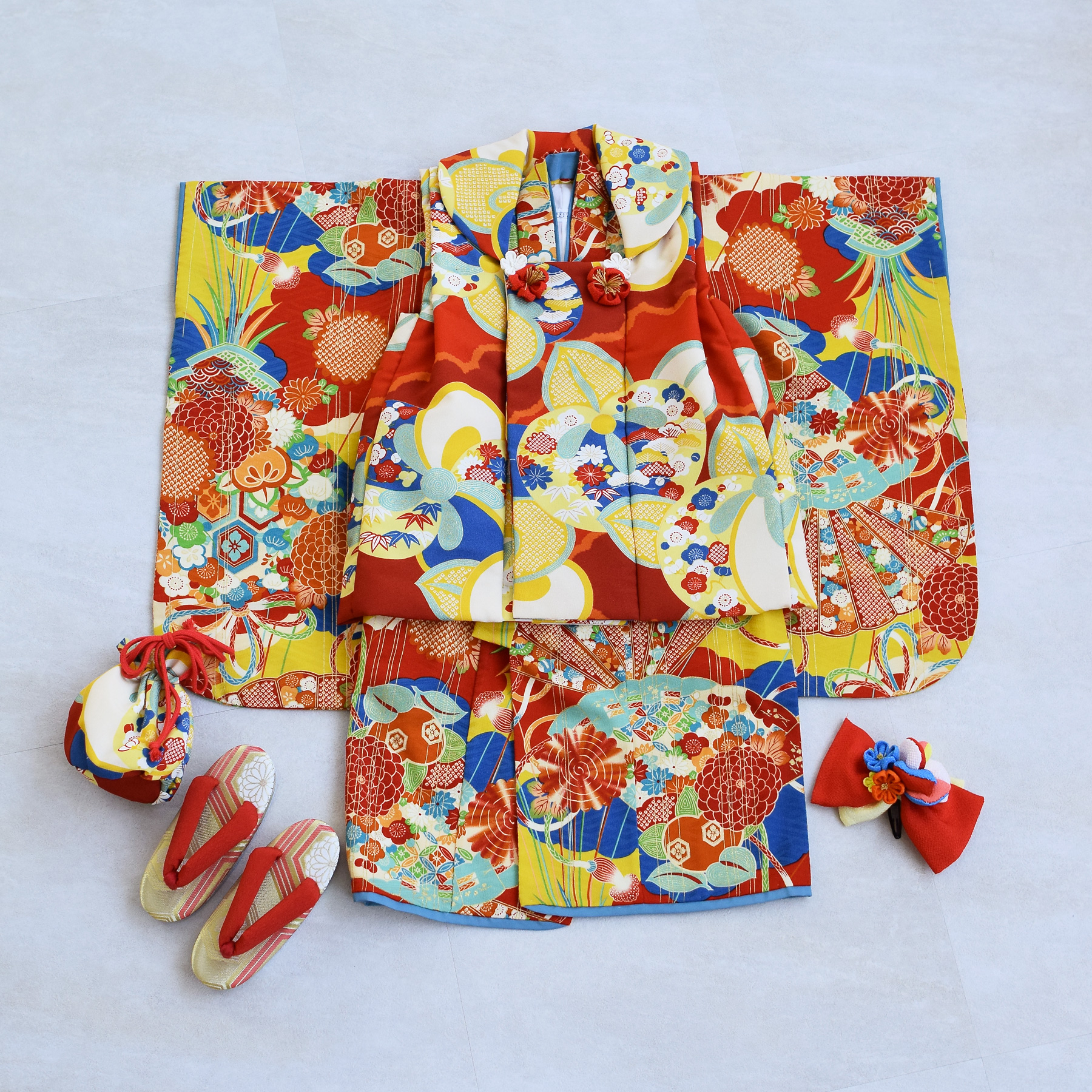 レンタル 七五三 3歳 女の子 LOWRYS FARM ローリーズファーム 雲に橘