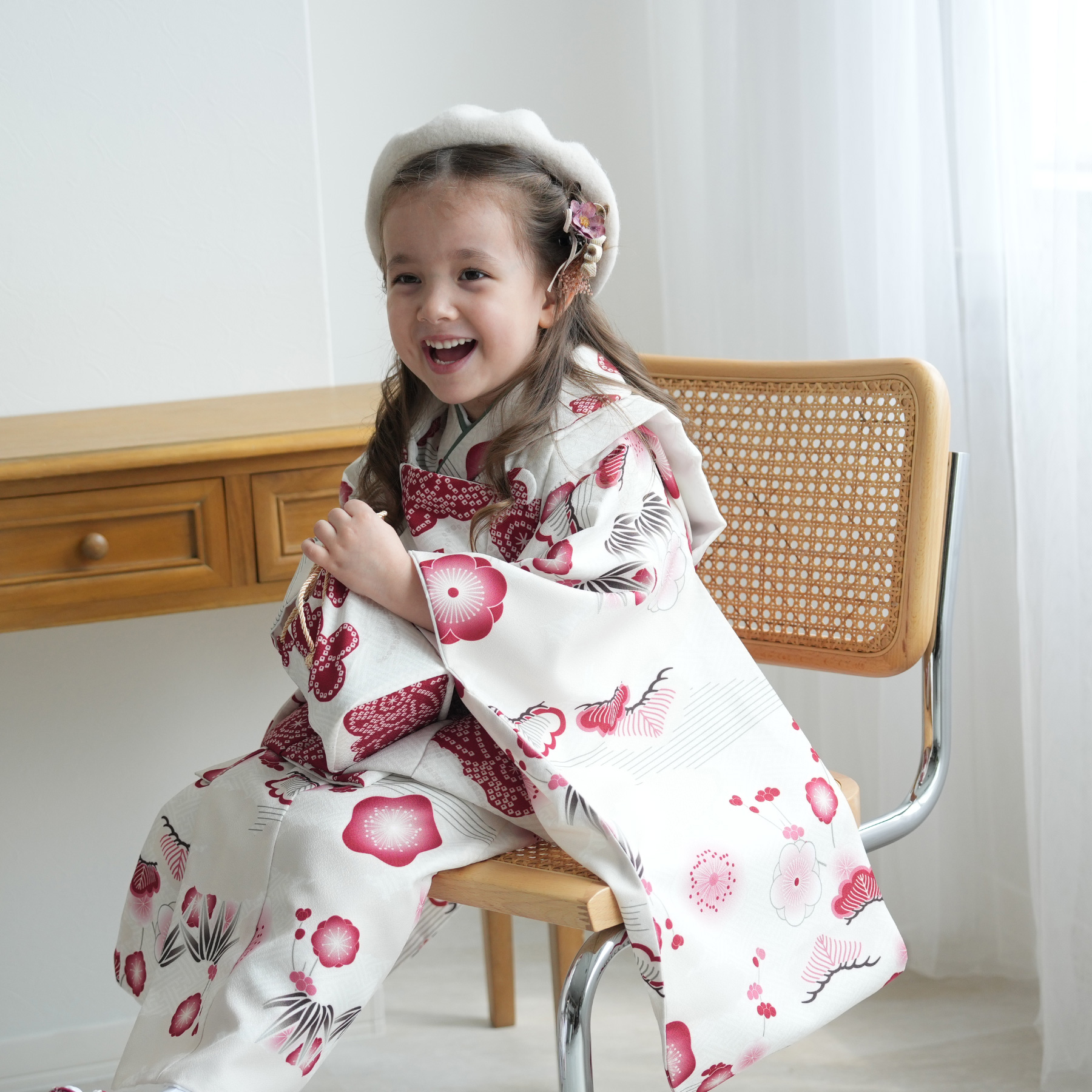 utatane ひよこ商店　かぷり　七五三　被布　3歳　ペイズリー柄 新品】 utatane ひよこ商店かぷり七五三被布3歳ペイズリー柄