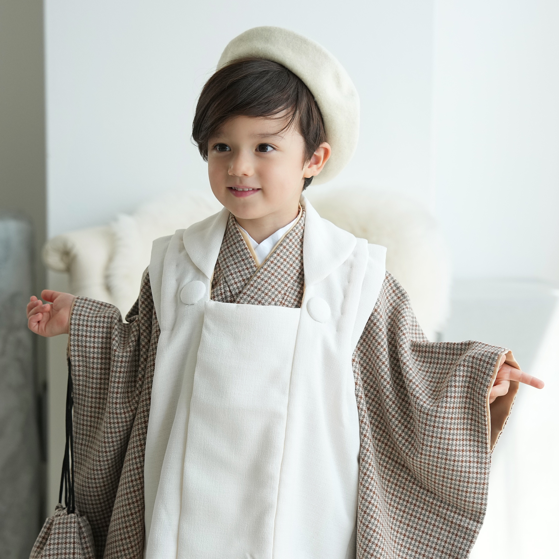レンタル 七五三 3歳 男の子 セット utatane 古典柄 レトロ