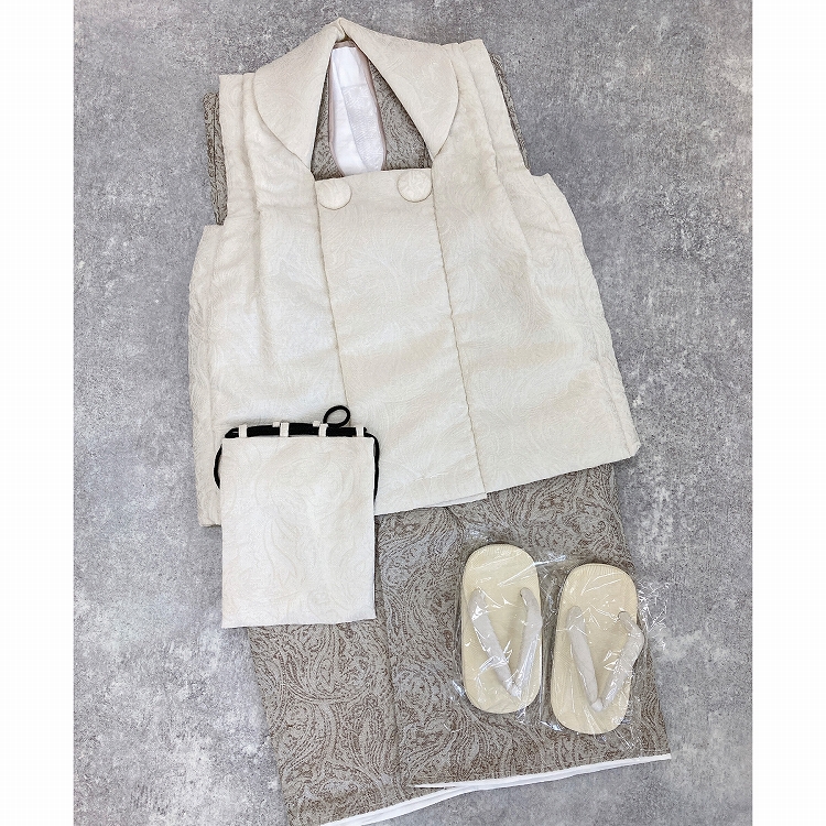 レンタル 七五三 3歳 男の子 七五三セット utatane レトロ ジャガード