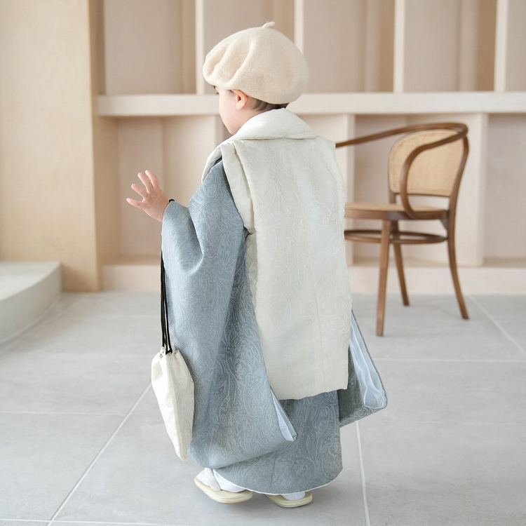 レンタル 七五三 3歳 男の子 被布 フルセット utatane レトロ