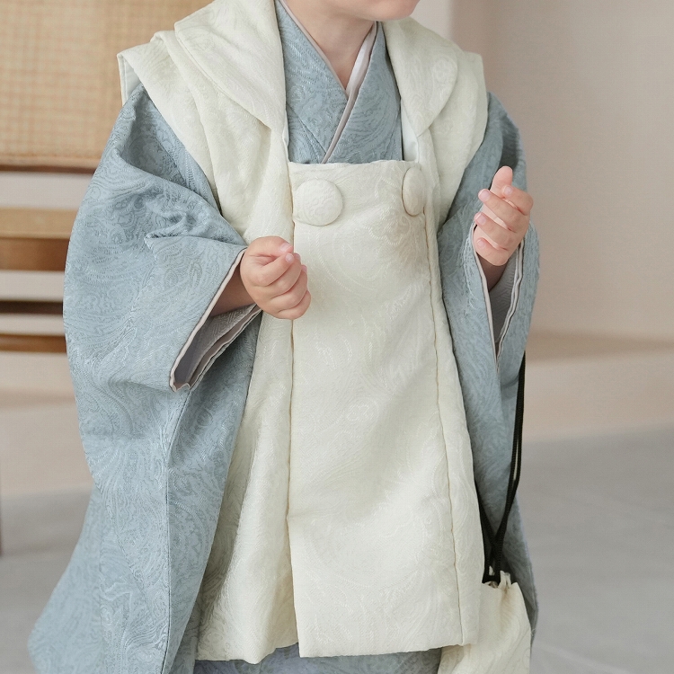 レンタル 七五三 3歳 男の子 七五三セット utatane レトロ ジャガード