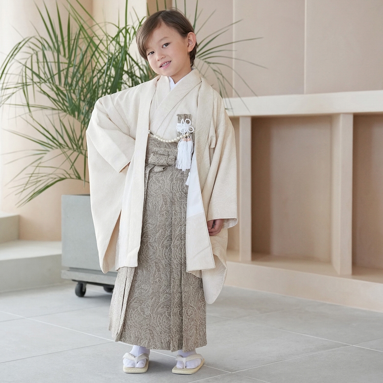 utatane レンタル 七五三 5歳 男の子 レトロ ナチュラル ジャガード