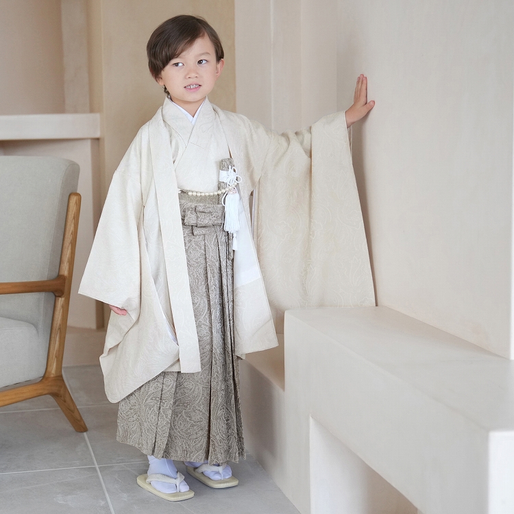 utatane レンタル 七五三 5歳 男の子 レトロ ナチュラル ジャガード