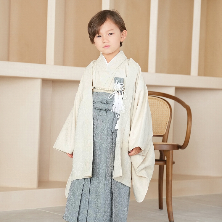 レンタル 七五三 5歳 着物 男の子 袴 utatane レトロ ナチュラル