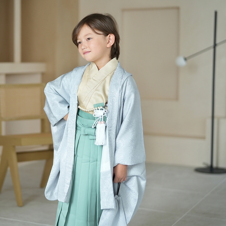 レンタル 七五三 5歳 男の子 七五三セット かぷり レトロ モダン
