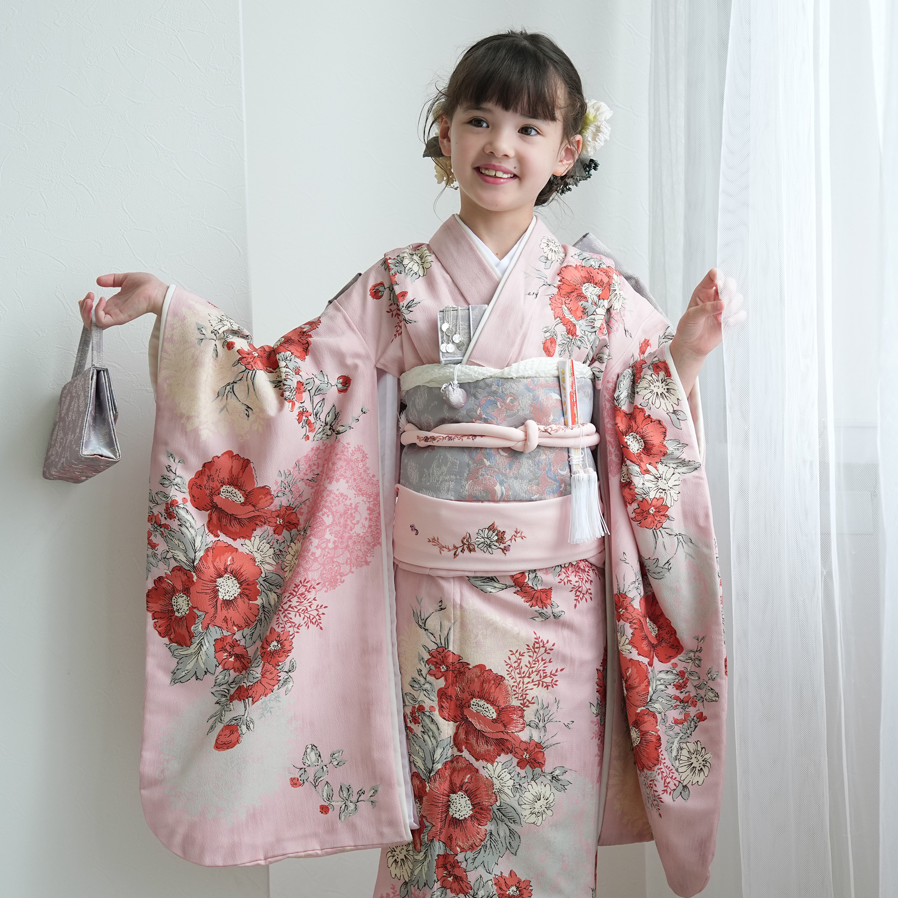 レンタル 七五三 着物 7歳 セット JILL STUART ジル・スチュアート