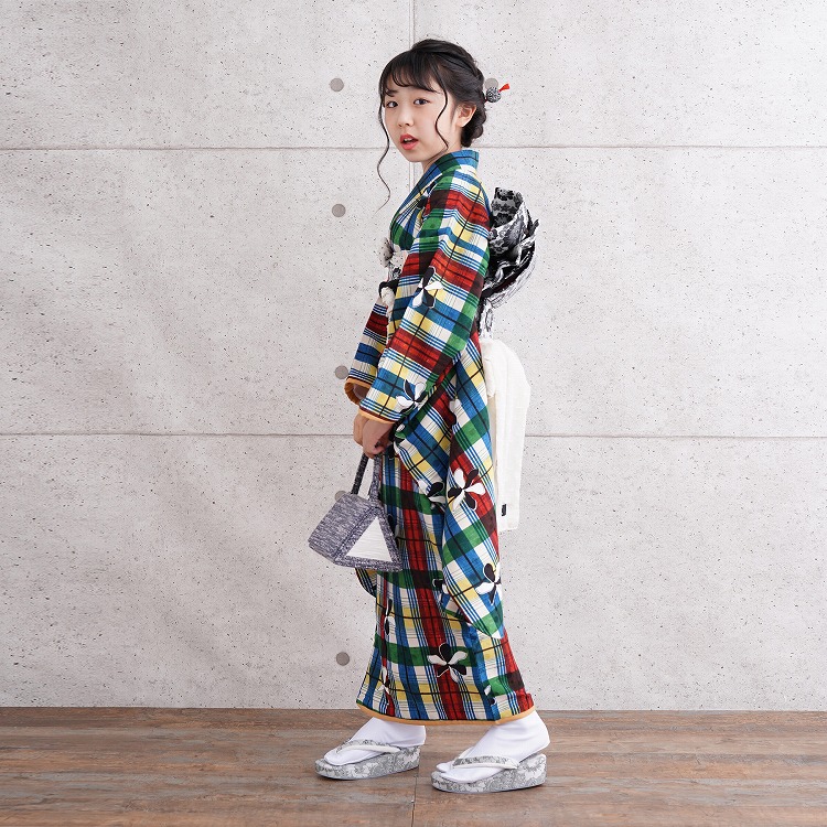 レンタル 七五三 7歳 セット モダンアンテナ レトロモダン系 花