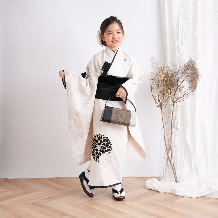レンタル 七五三 7歳 セット JAPAN STYLE レトロモダン系 花 レンタル 七五三 7歳 セット JAPAN STYLE レトロモダン系 花