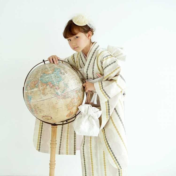 レンタル 七五三 着物 女の子 7歳 753 フルセット 四つ身 振袖 ひよこ