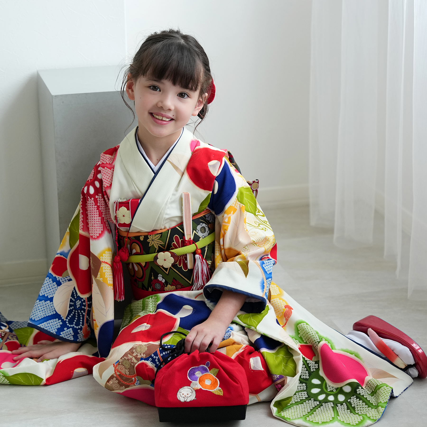 レンタル 七五三 7歳 セット 芸艸堂 UNSODO 古典柄 レトロ