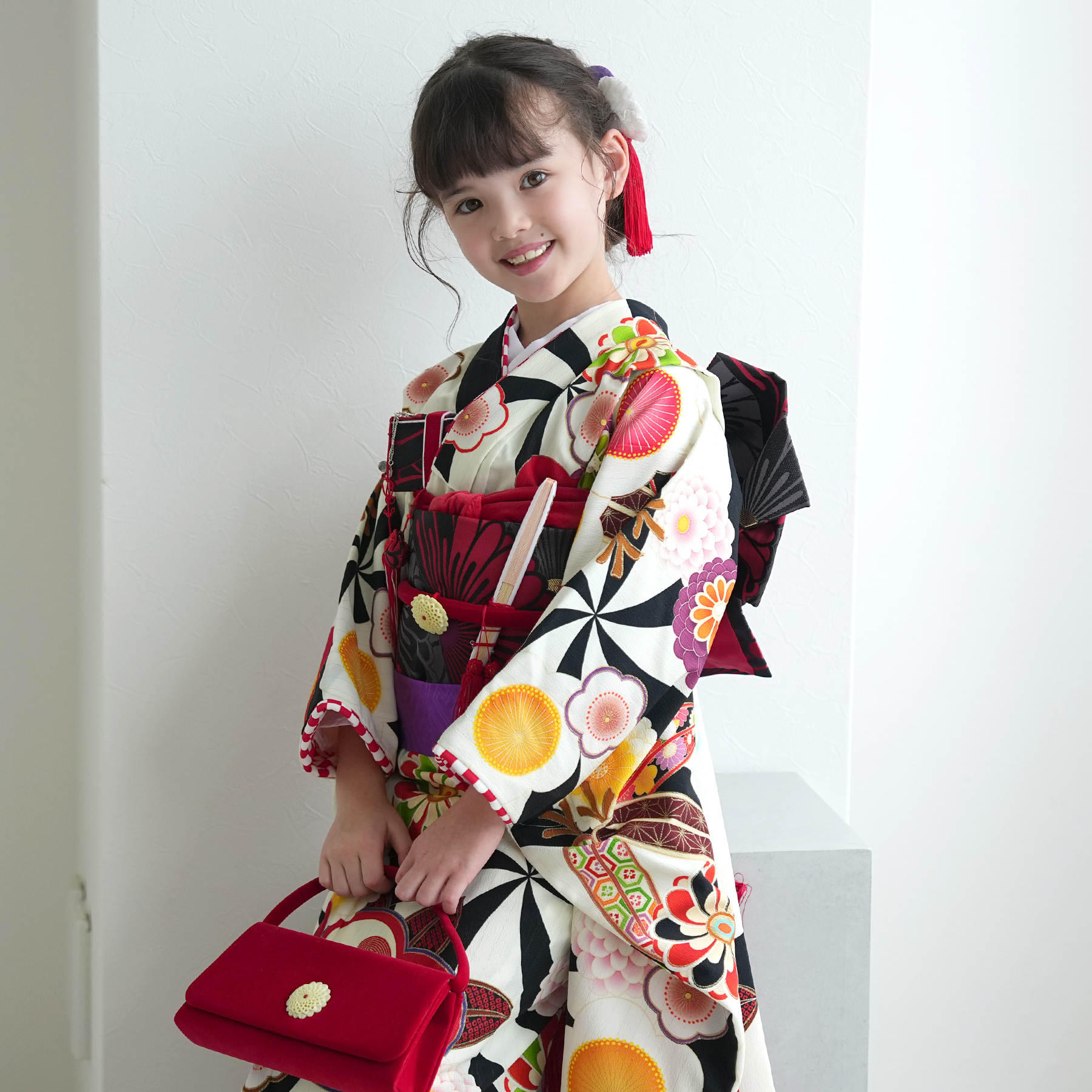 レンタル 七五三 着物 7歳 セット 瀬戸大也×JAPAN STYLE 古典柄 レトロ