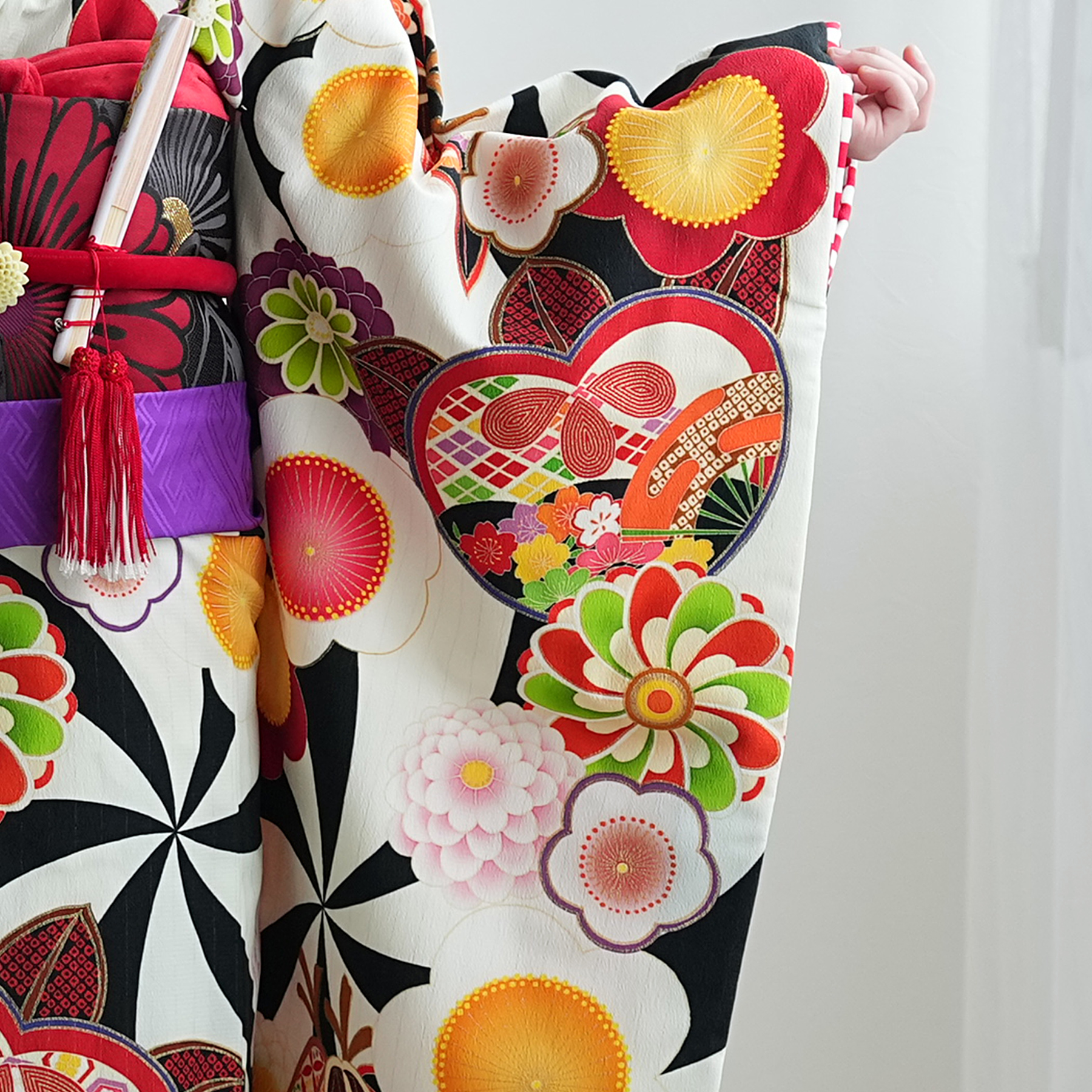 レンタル 七五三 着物 7歳 セット 瀬戸大也×JAPAN STYLE 古典柄 レトロ