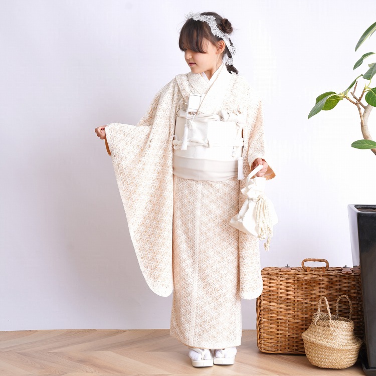 レンタル 七五三 着物 7歳 女の子 753 フルセット utatane レトロ