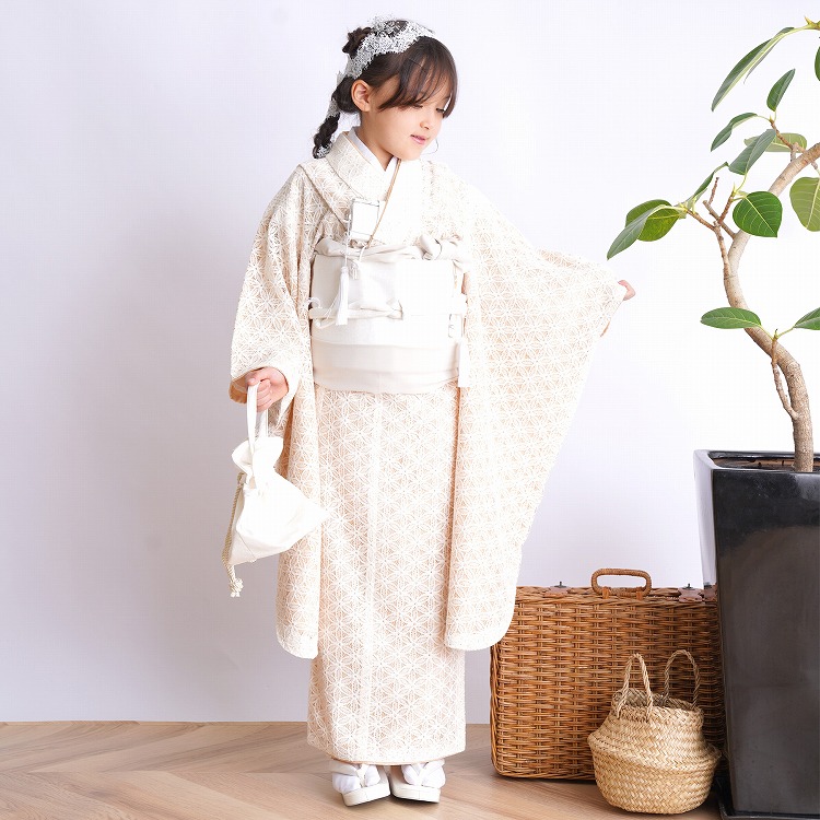 レンタル 七五三 着物 7歳 女の子 753 フルセット utatane レトロ
