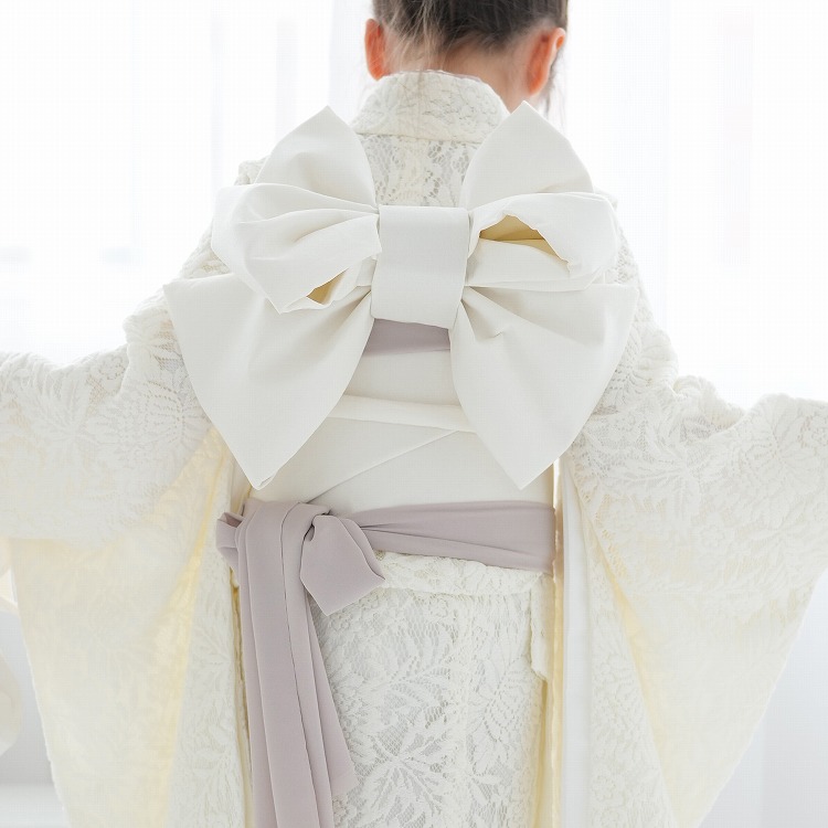 レンタル 七五三 着物 7歳 女の子 753 utatane レトロ レース 白系