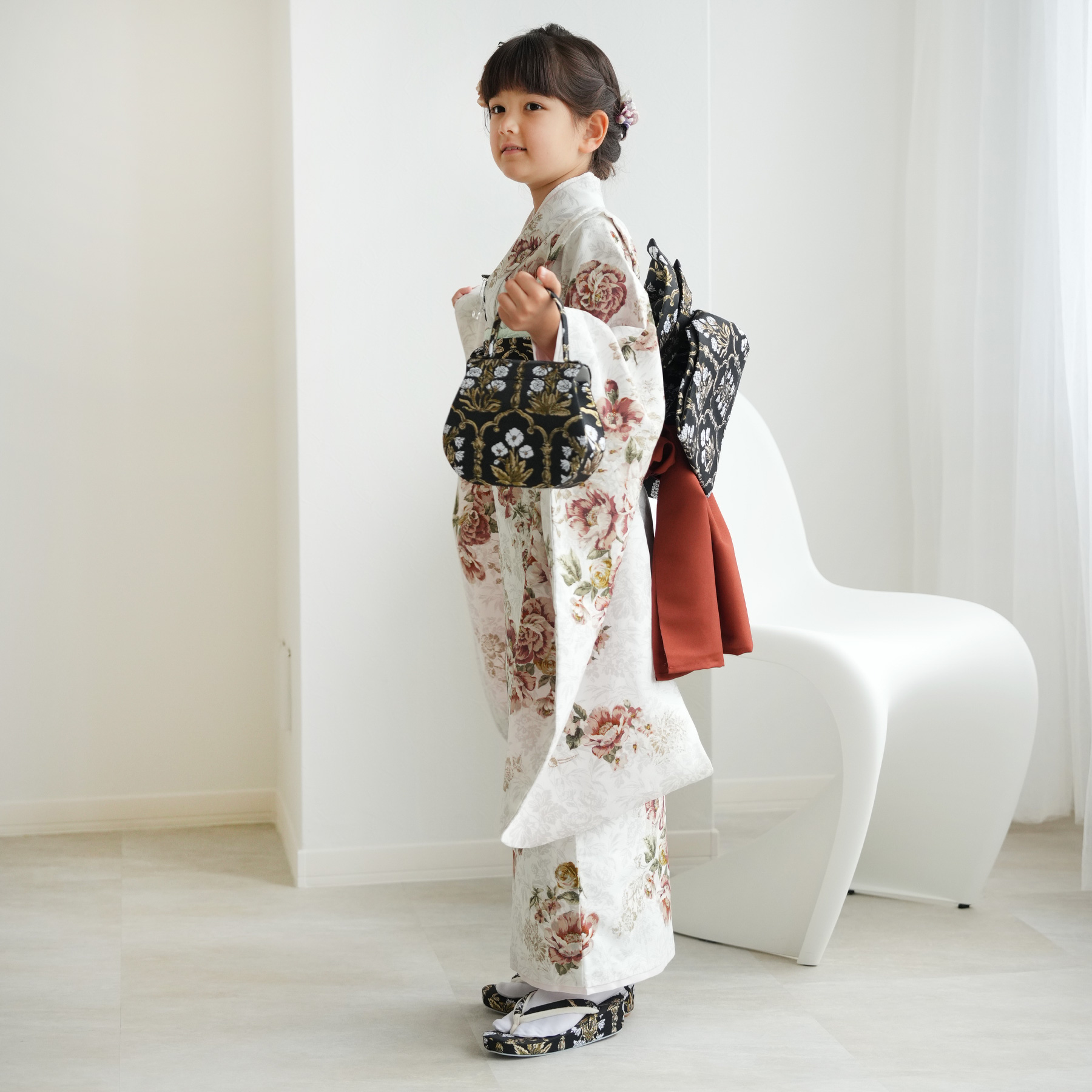 レンタル 七五三 着物 7歳 JILL STUART / ジル・スチュアート 古典柄