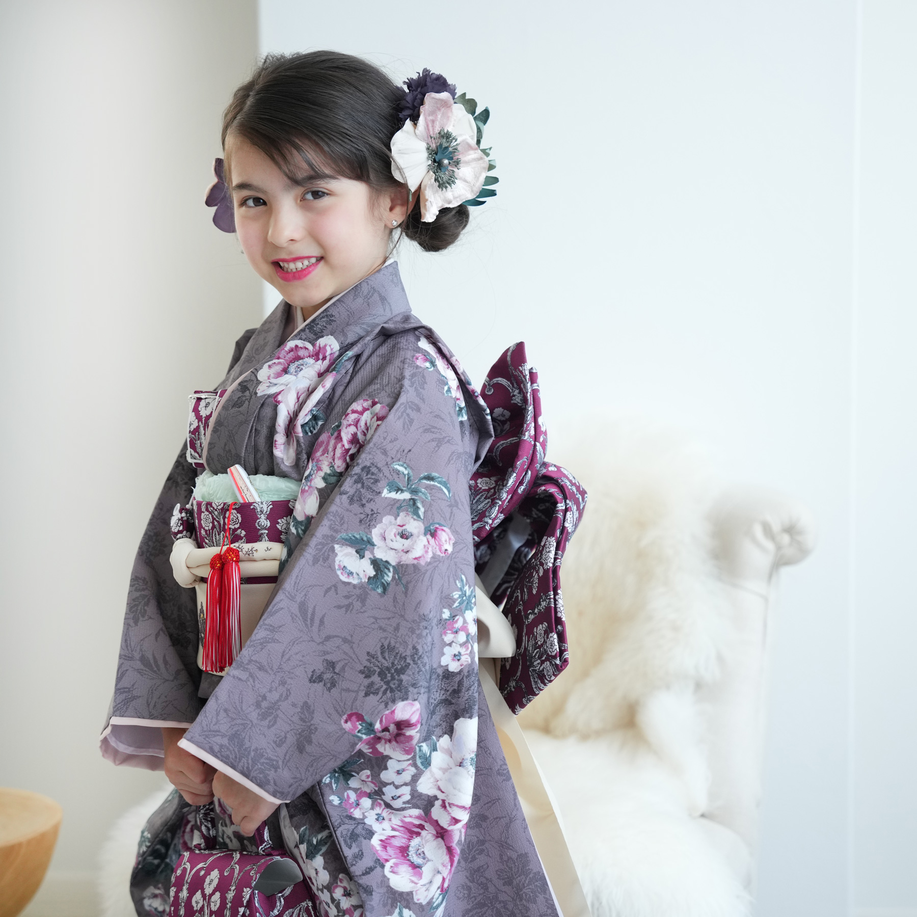 レンタル 七五三 着物 7歳 JILL STUART / ジル・スチュアート 古典柄