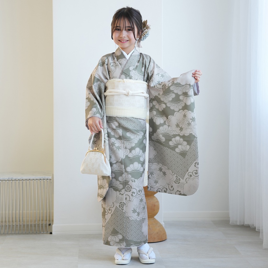 レンタル 10歳 振袖セット 女の子 ひよこ商...の詳細画像3