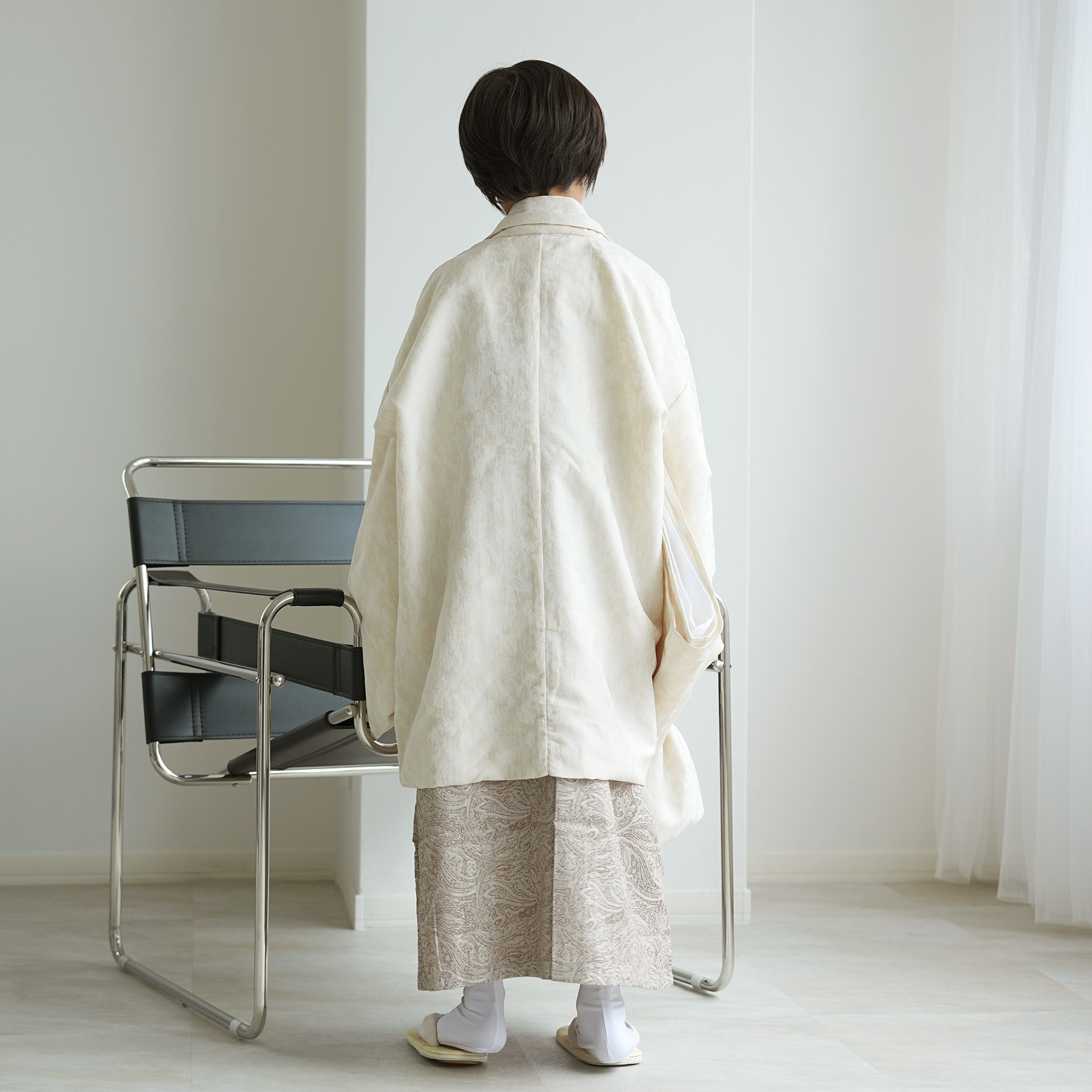 レンタル ハーフ成人式 袴 男の子 utatane 10歳 袴セット ジャガード