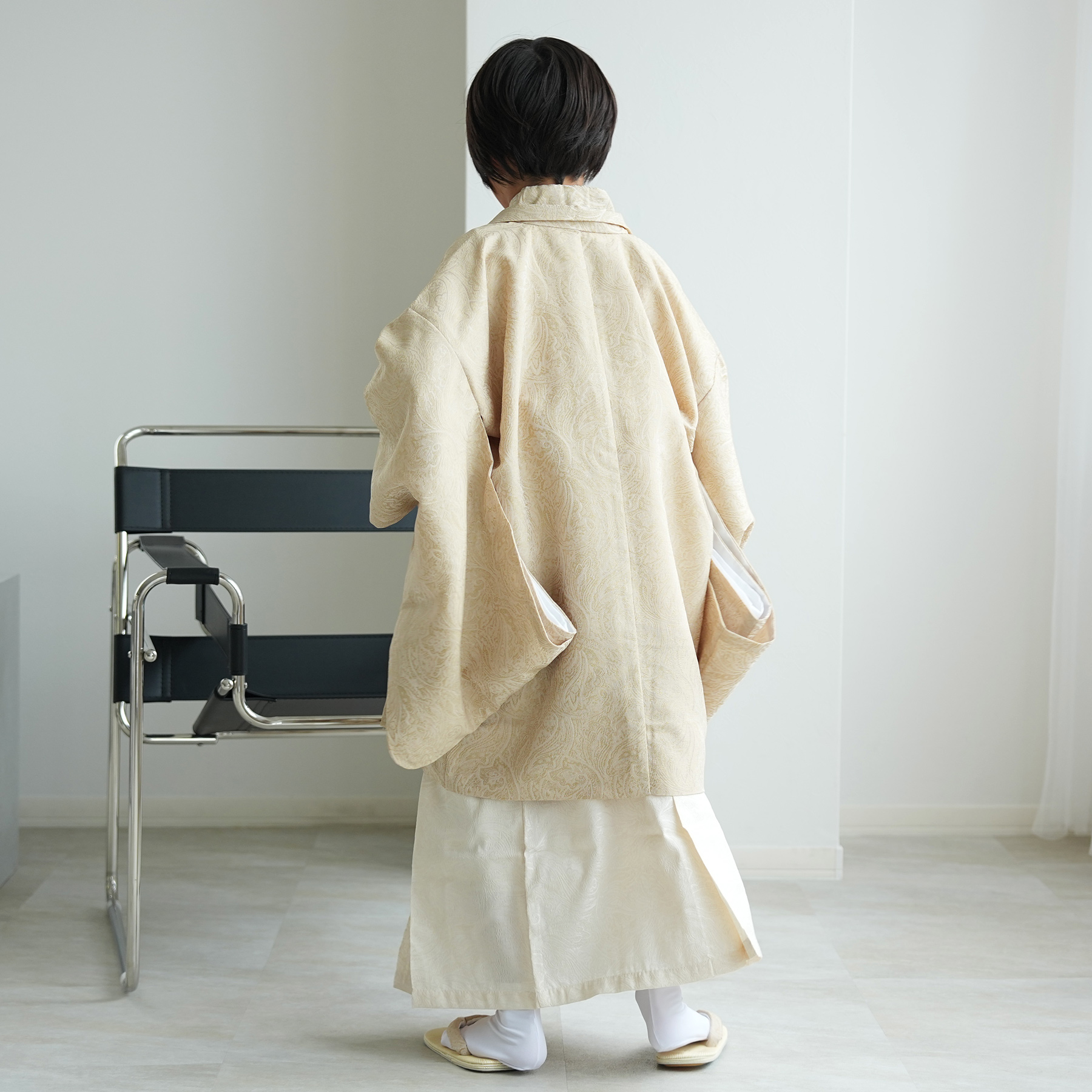 レンタル ハーフ成人式 袴 男の子 utatane 10歳 袴セット ジャガード