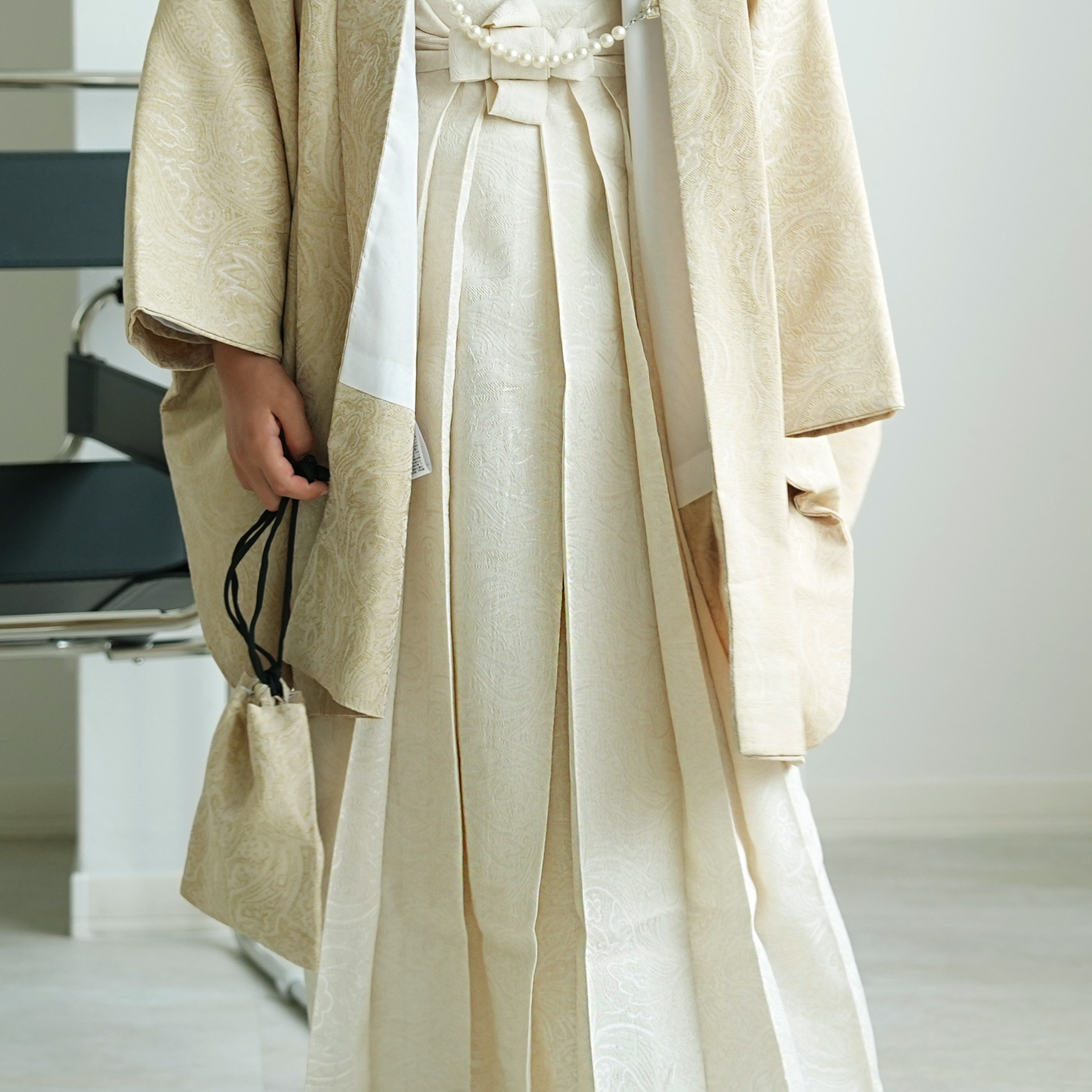 レンタル ハーフ成人式 袴 男の子 utatane 10歳 袴セット ジャガード