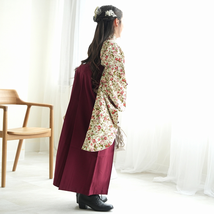袴 レンタル 小学生 二尺袖着物 袴 15点セ...の詳細画像4