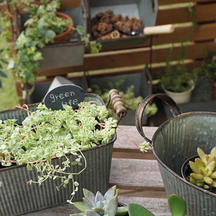ガーデニング おしゃれ プランター スクエア 植木鉢 鉢植えカバー