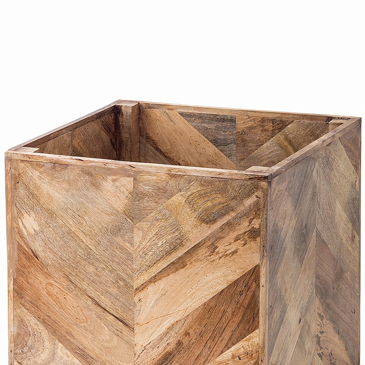 鉢カバー おしゃれ 12号 ヘリンボーンポットカバー 大型 植木鉢 12号鉢